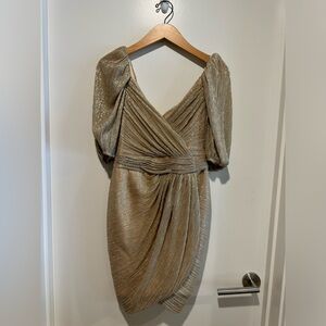 Simkhai Gold Nina Wrap Dress
